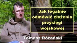 Tomasz Rozanski przysiega wojskowa
